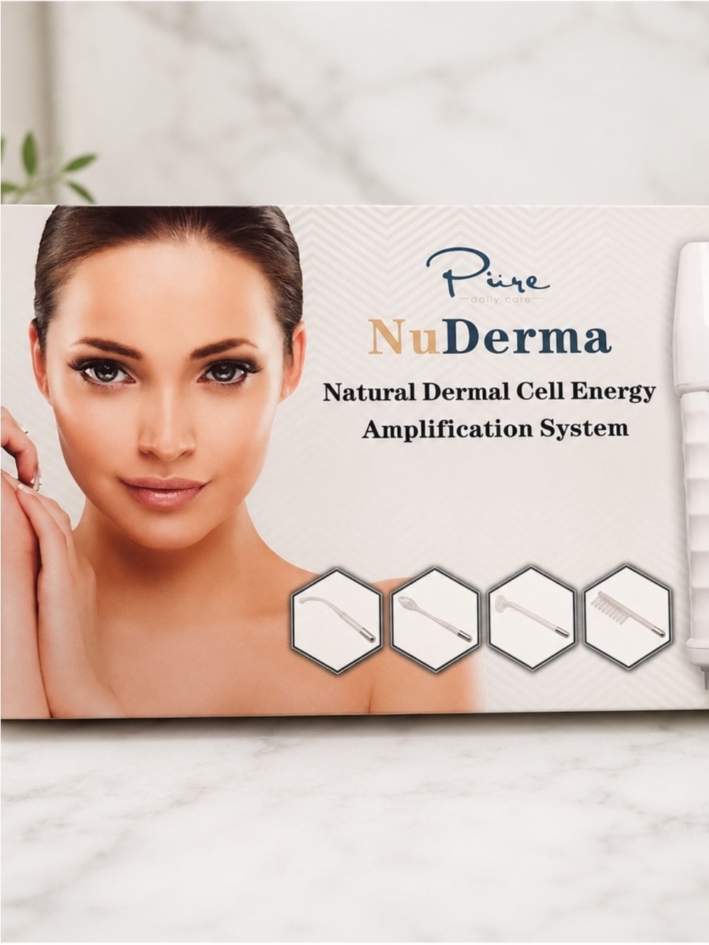 NuDerma Natural Dermal Cell Energy Amplification System - White